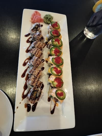 Crispy Thai vegetable rolls with dipping sauce at Thai Time