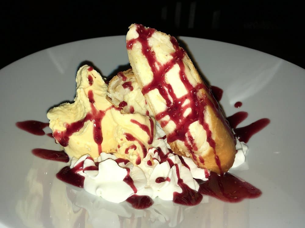 Thai entrée with herbs and vegetables at Thai Time