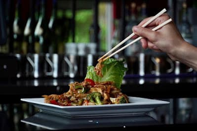 Colorful Thai dish at Thai Time